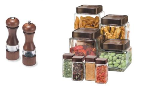 Productos Gourmet molinos desechables